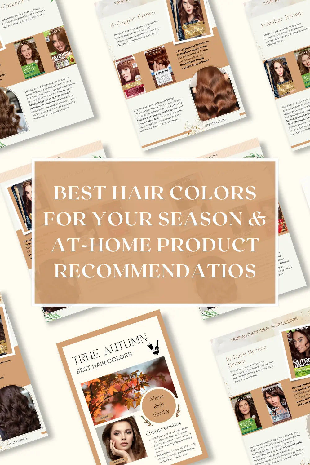 True Autumn Hair Color Guide