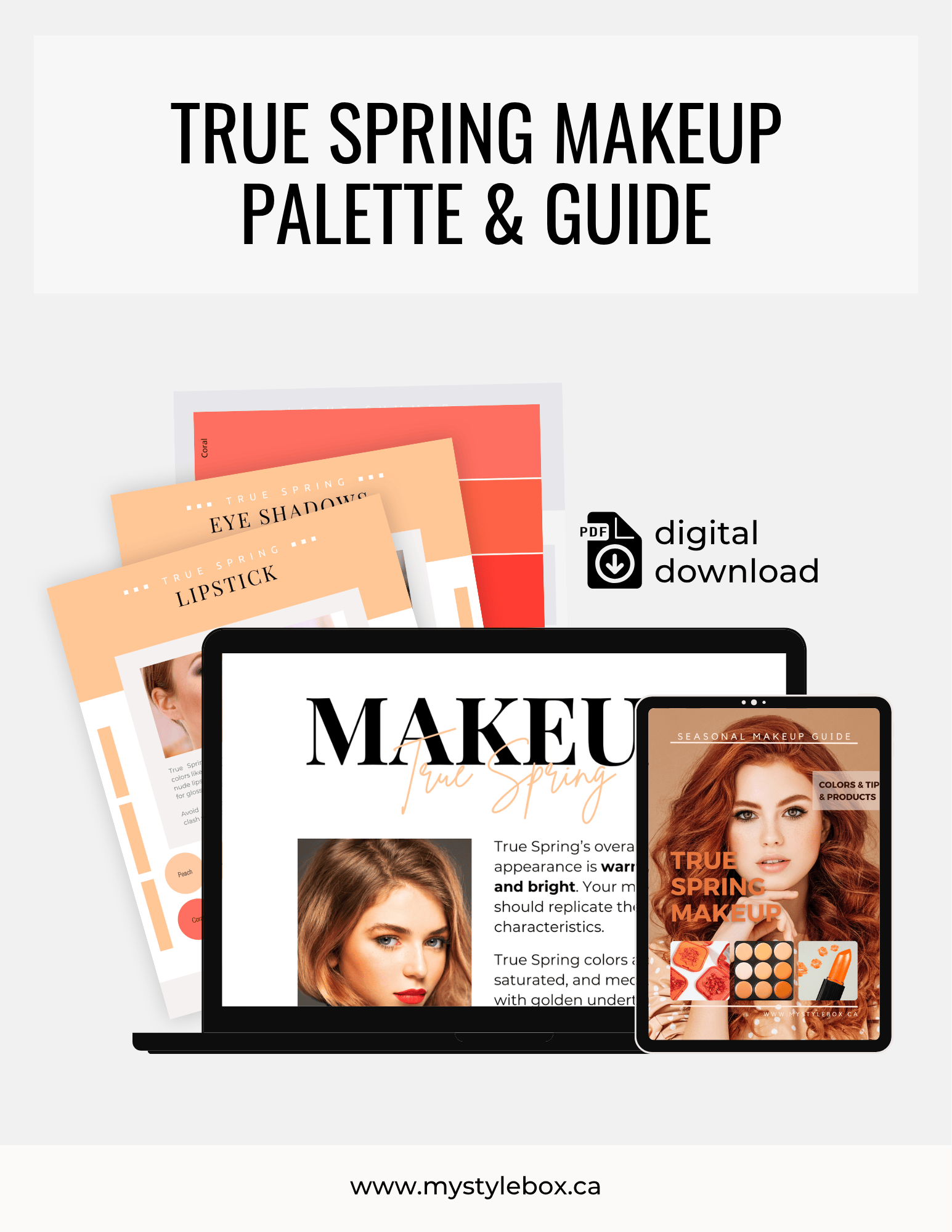 True Spring Color Season Makeup Guide
