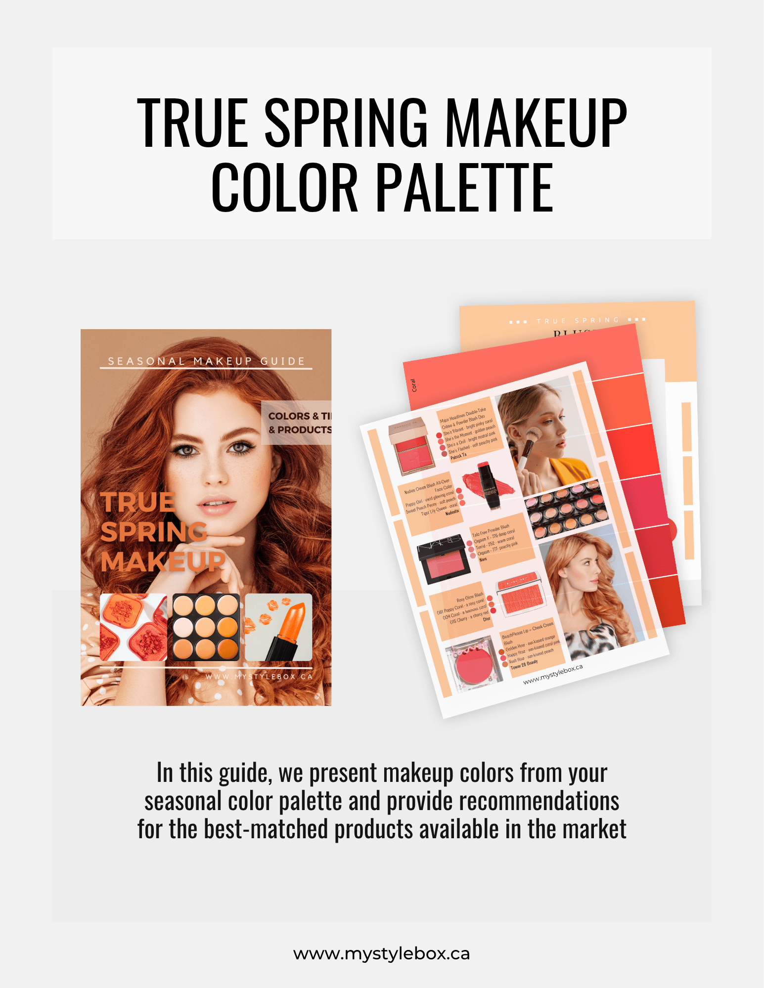 True Spring Color Season Makeup Guide