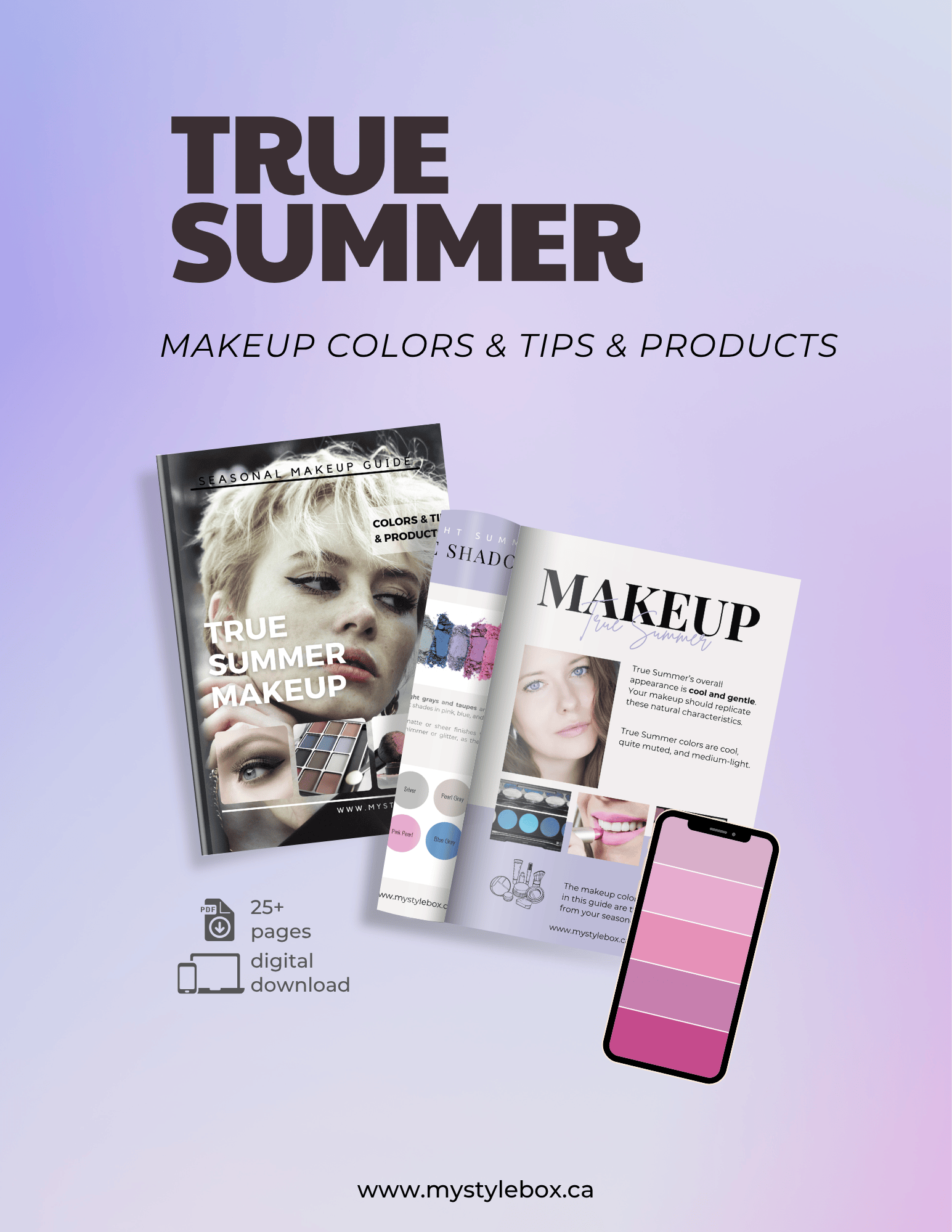 True Summer Color Season Makeup Guide
