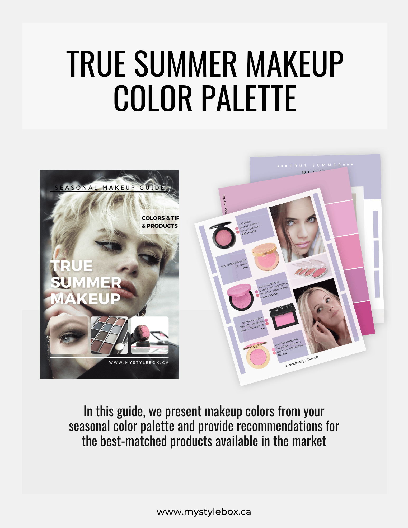 True Summer Color Season Makeup Guide