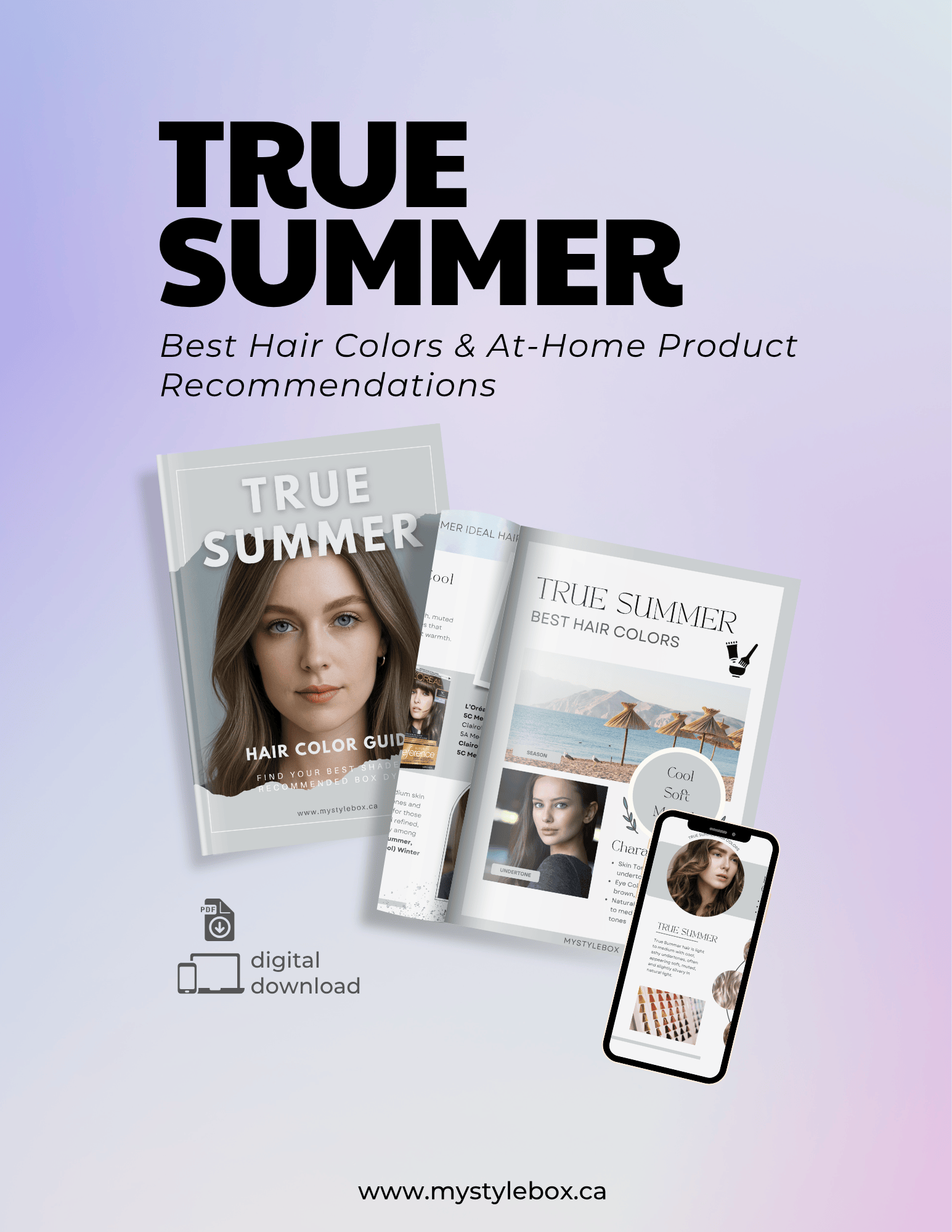 True Summer Season Hair Color Guide