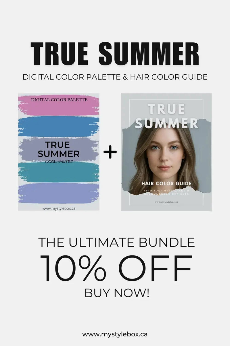 True Color Format True Summer Color Palette & Hair Color Guide Bundle