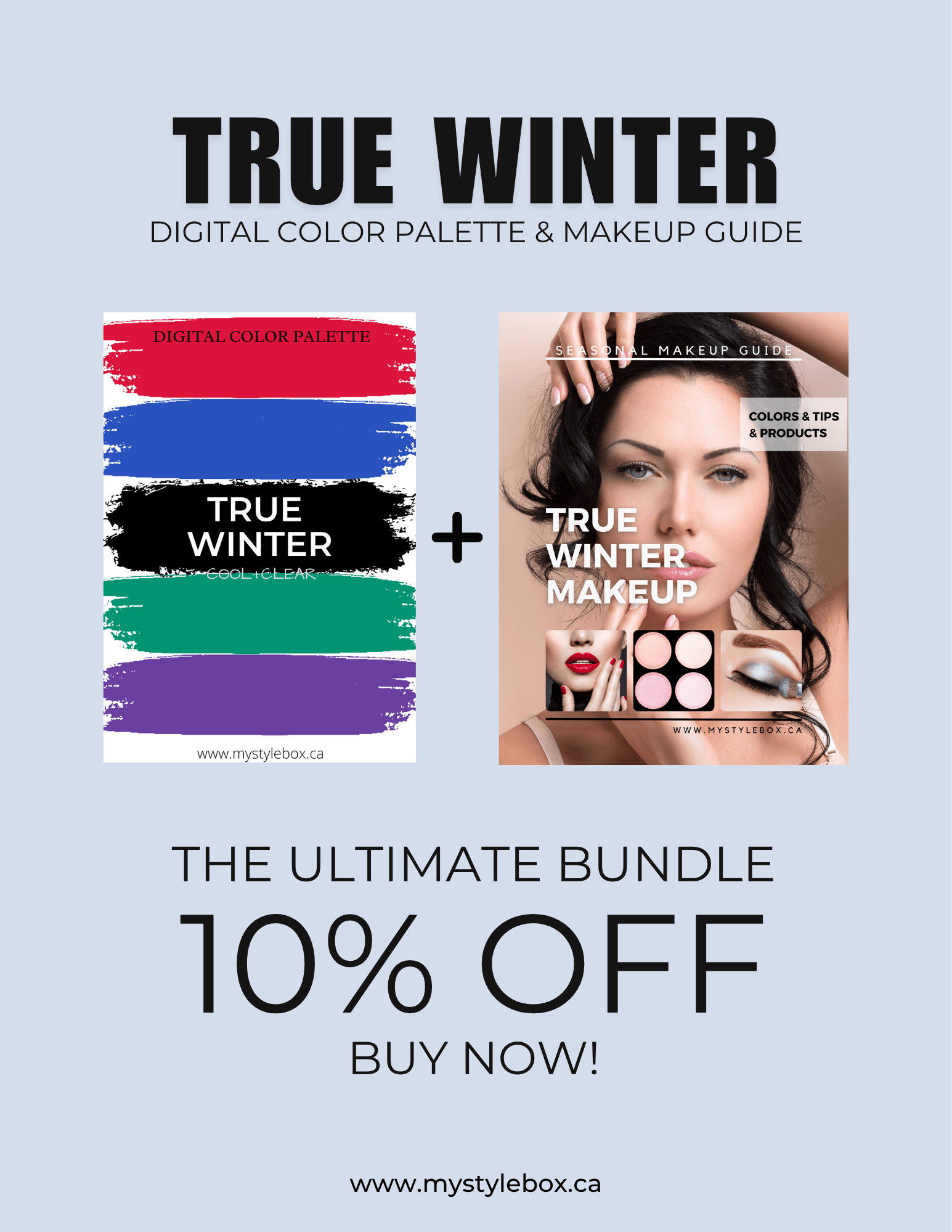 True Winter Color Season Makeup Guide