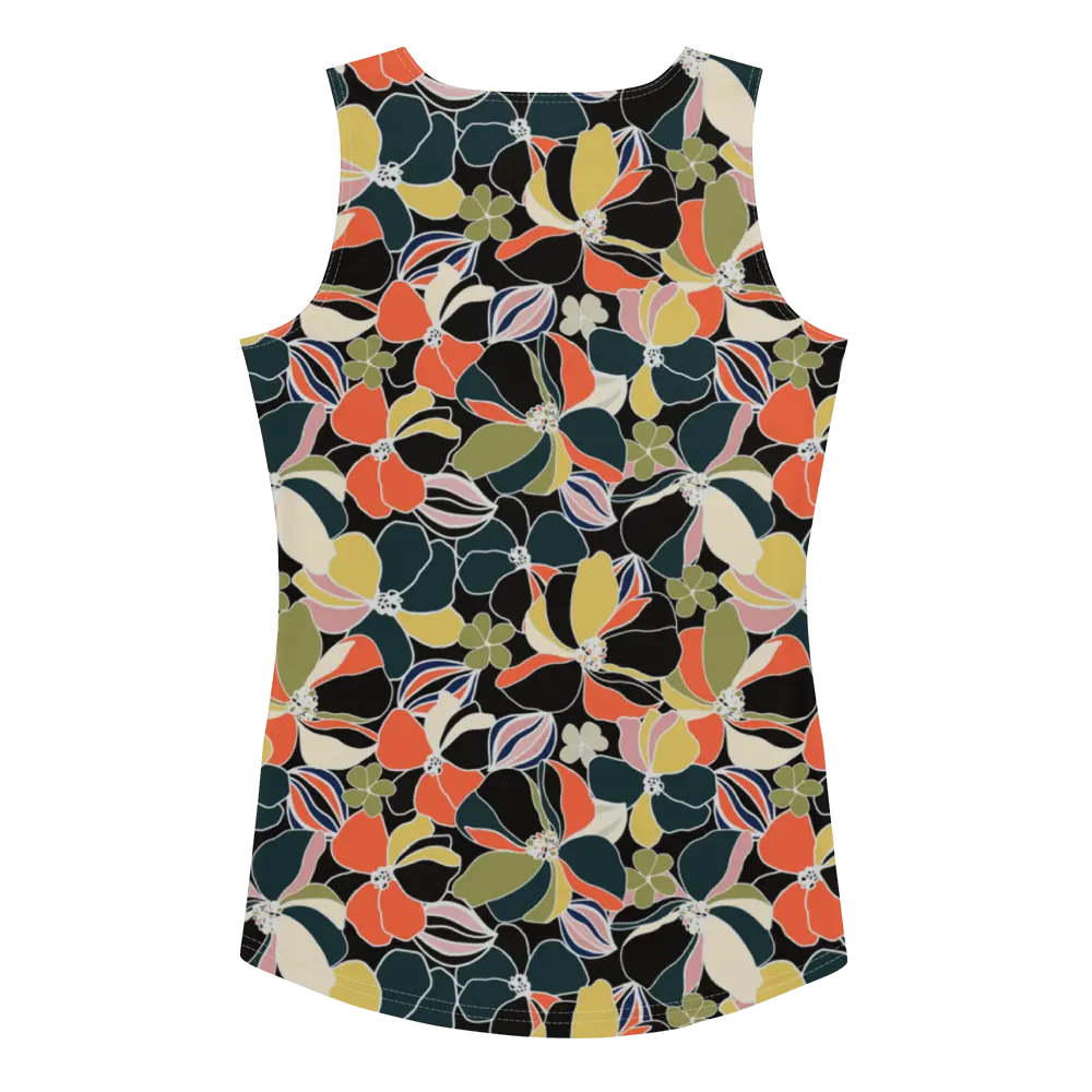 Printed Tank Top_Dark Autumn