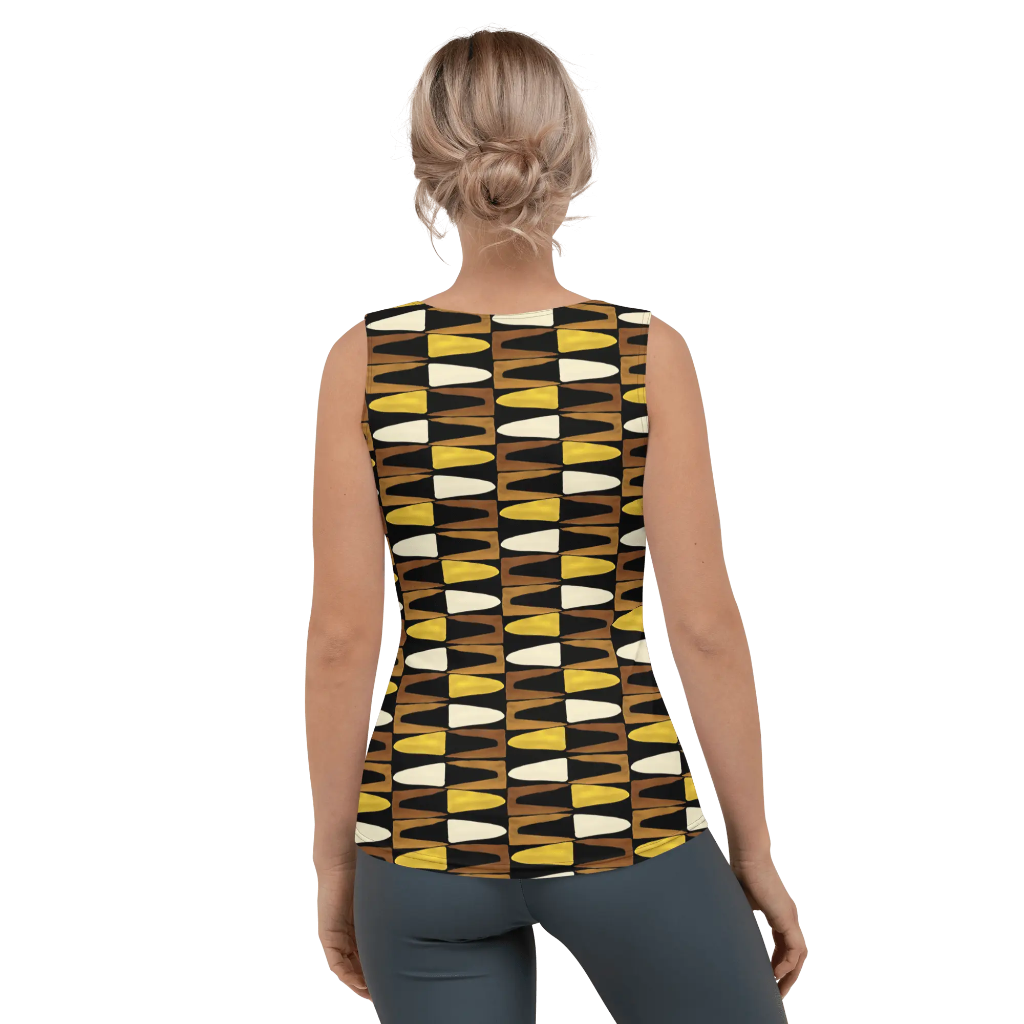 Printed Tank Top_Dark Autumn