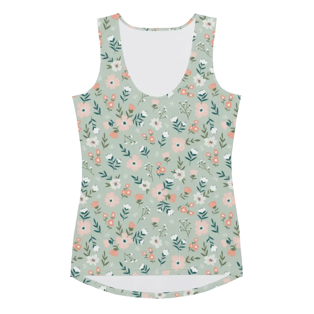 Printer Tank Top_Soft Summer