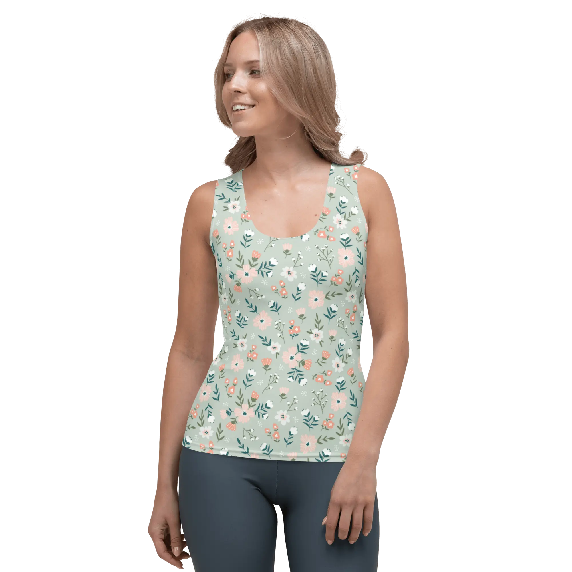 Printer Tank Top_Soft Summer