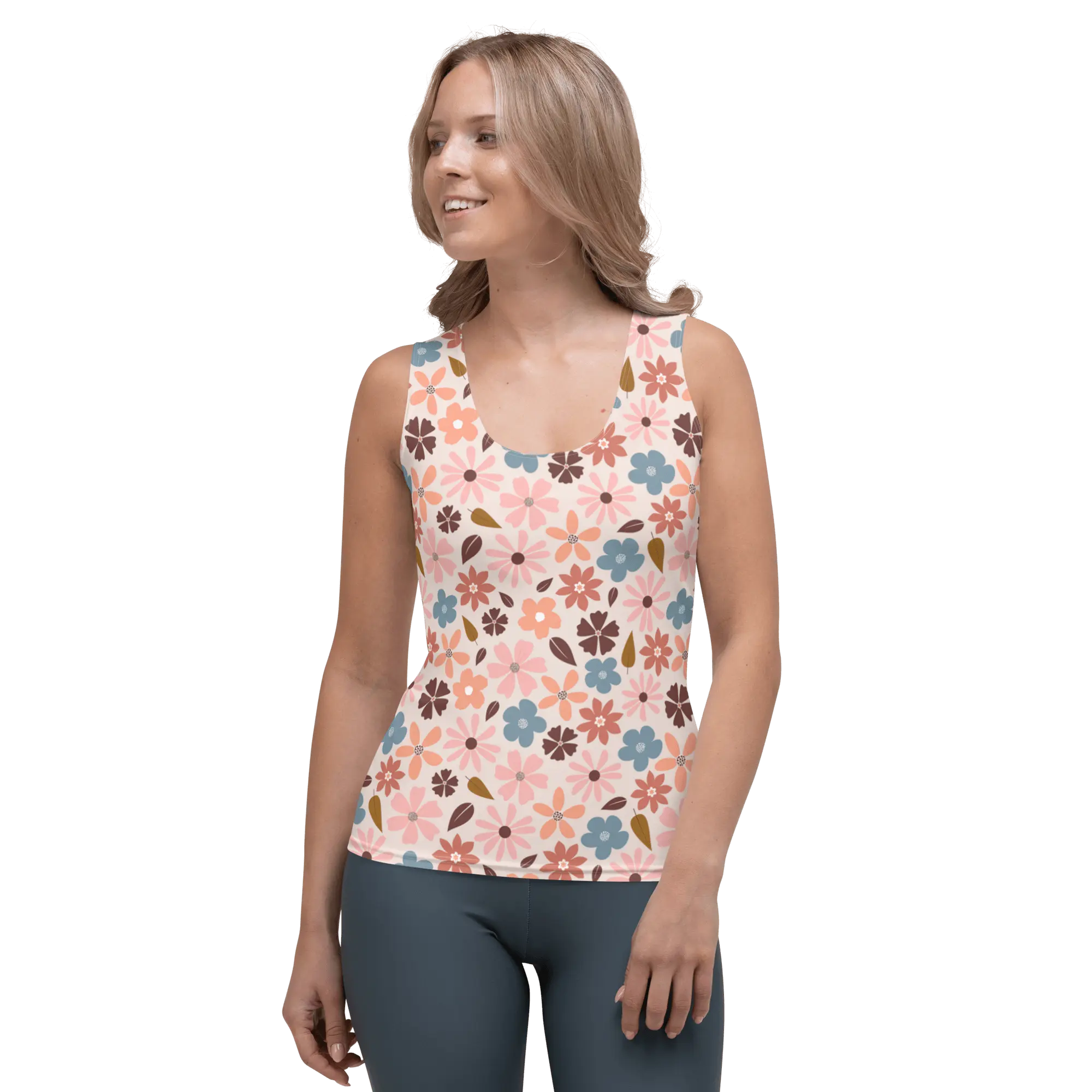 Printed Tank Top_Soft Autumn