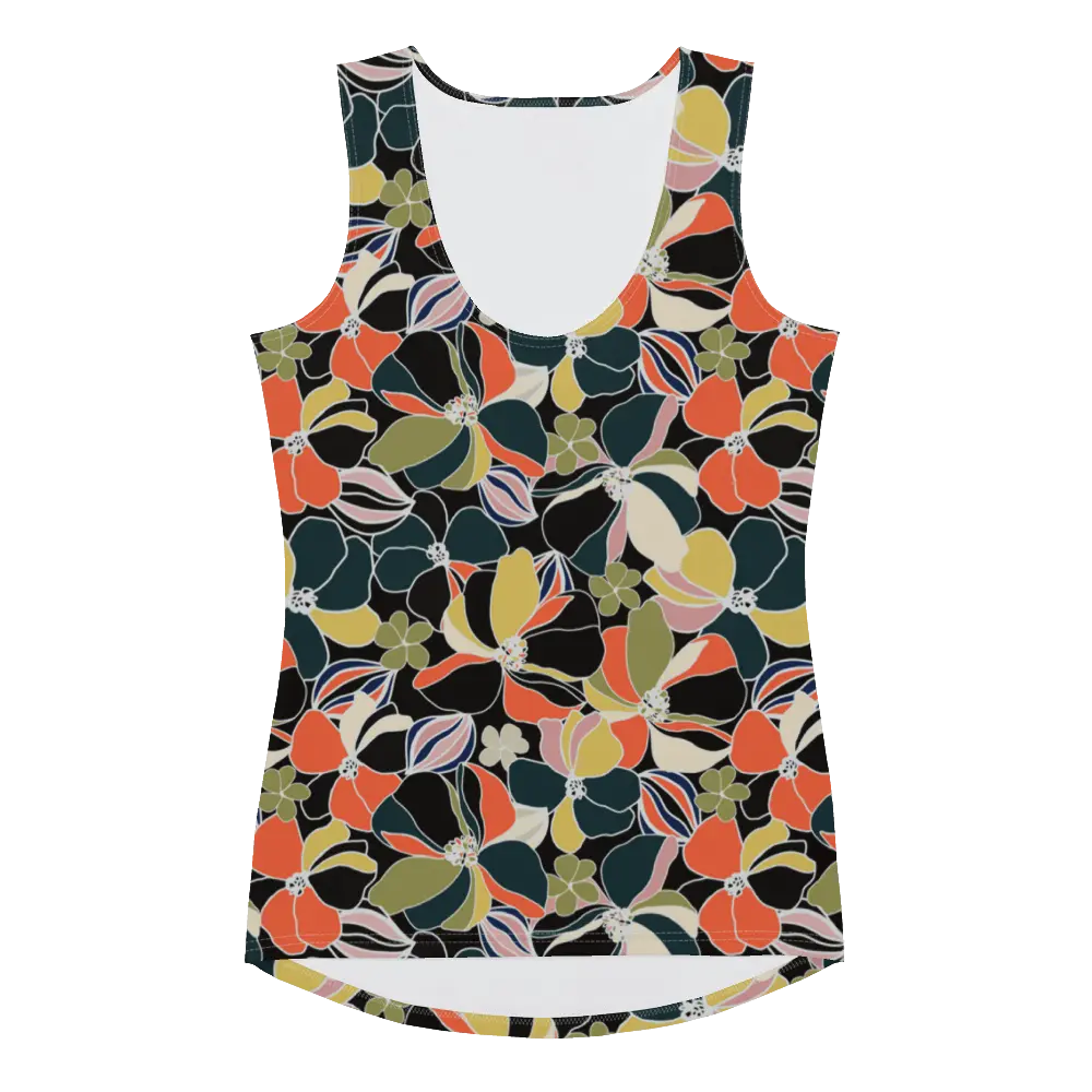 Printed Tank Top_Dark Autumn