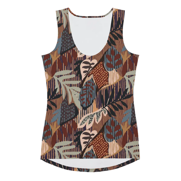 Printed Tank Top_Dark Autumn