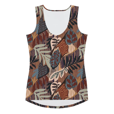 Printed Tank Top_Dark Autumn