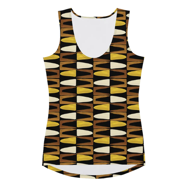 Printed Tank Top_Dark Autumn