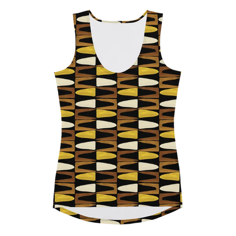 Printed Tank Top_Dark Autumn