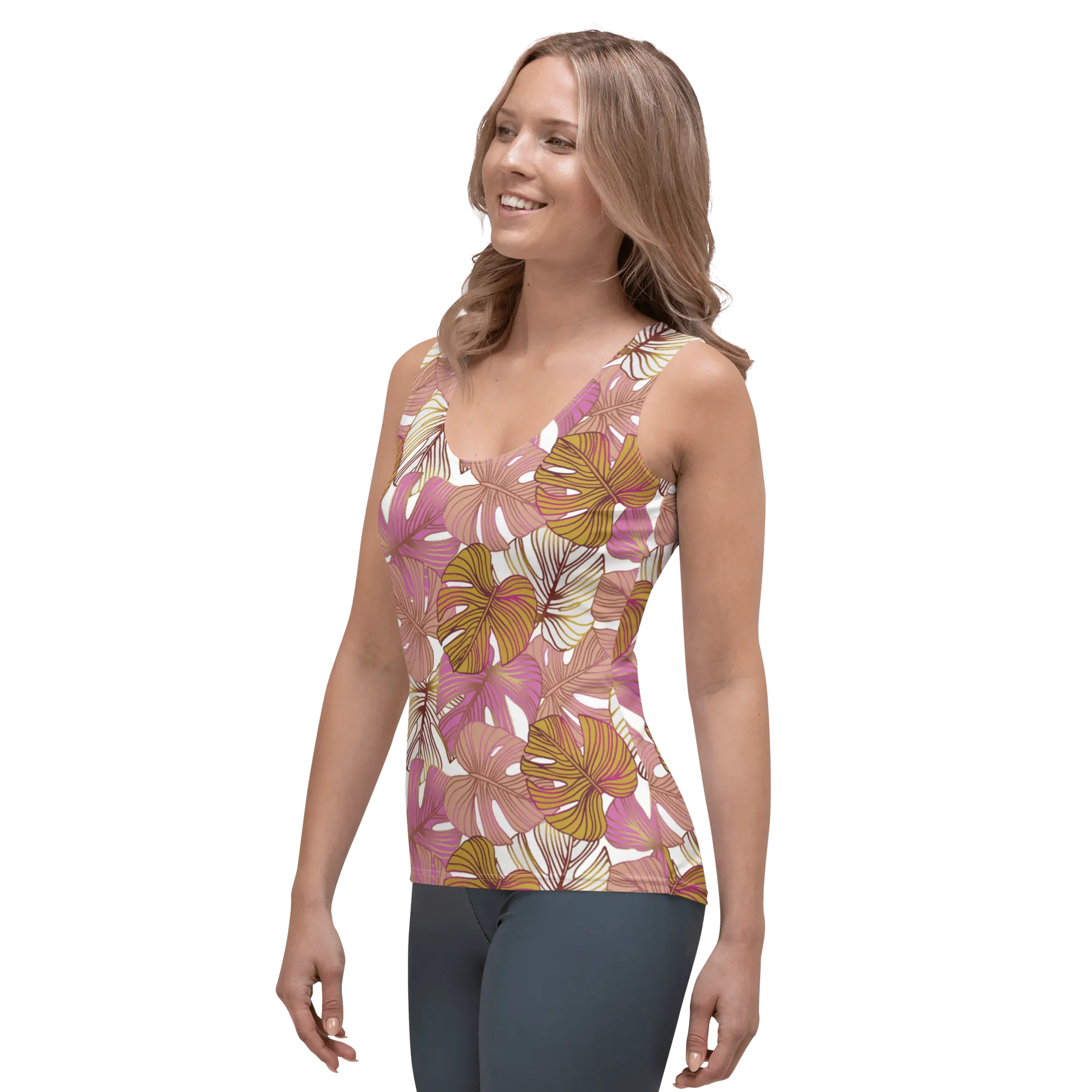 Printed Tank Top_Soft Autumn