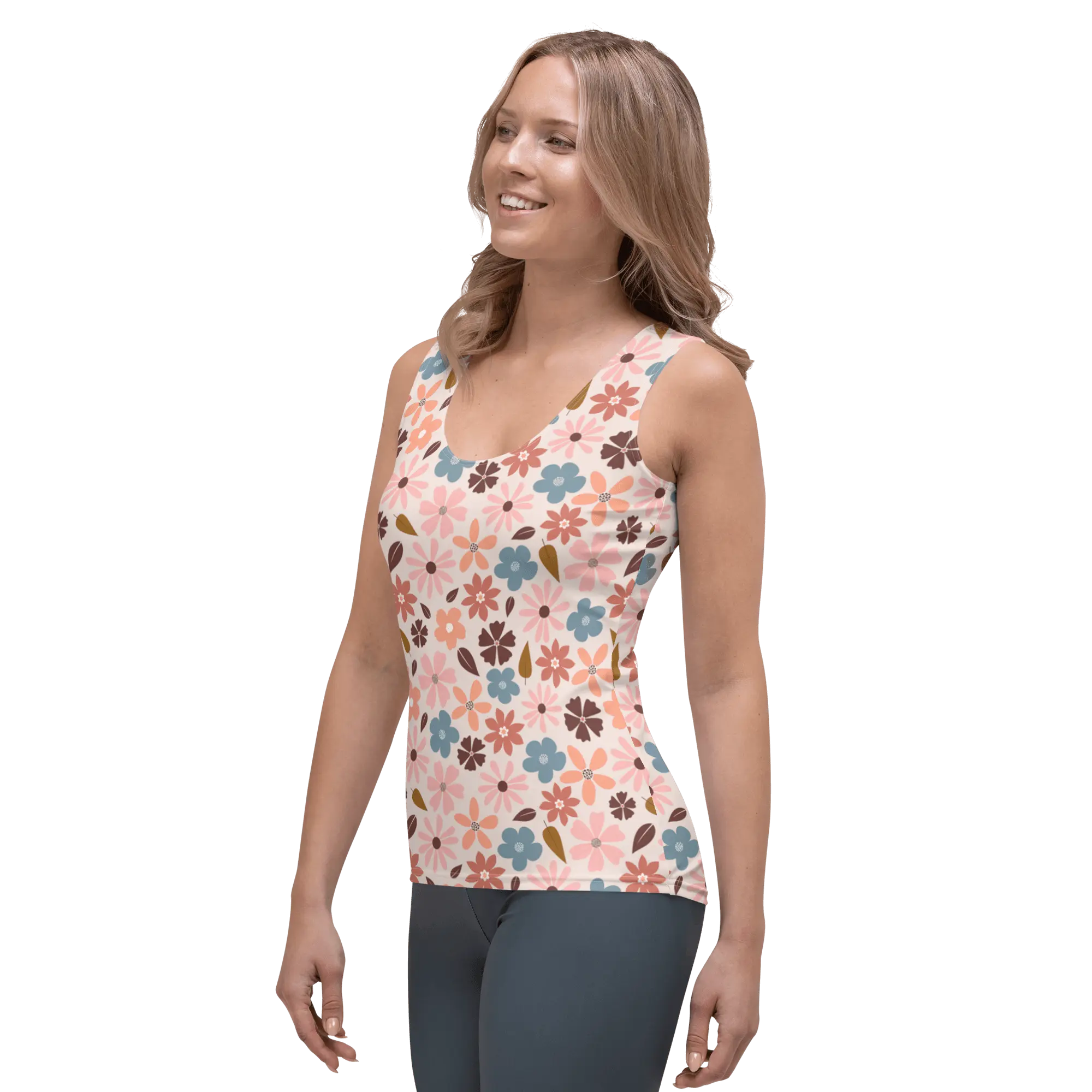 Printed Tank Top_Soft Autumn