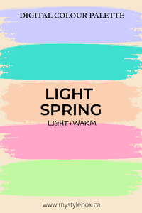 Light Spring Season Digital Color Palette