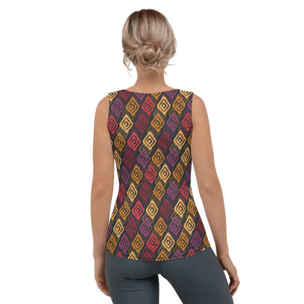 Printed Tank Top_Dark Autumn