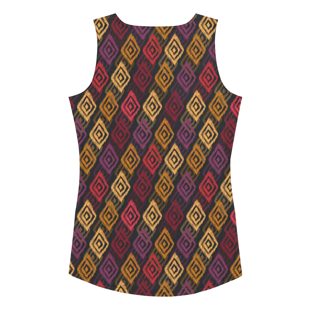 Printed Tank Top_Dark Autumn