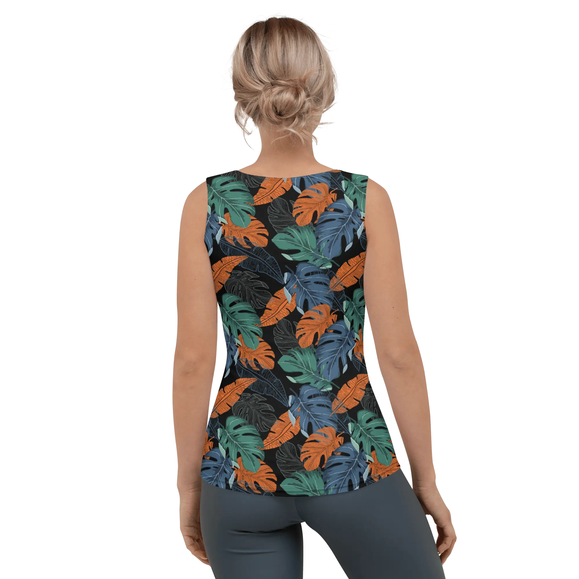 Printed Tank Top_Dark Autumn