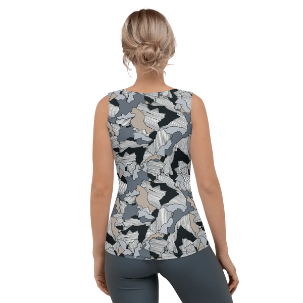 Printed Tank Top_Dark Winter