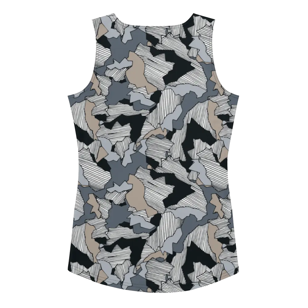 Printed Tank Top_Dark Winter