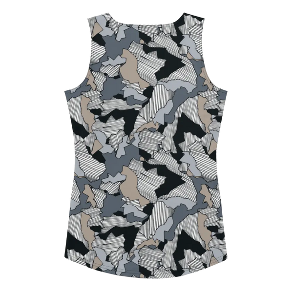 Printed Tank Top_Dark Winter