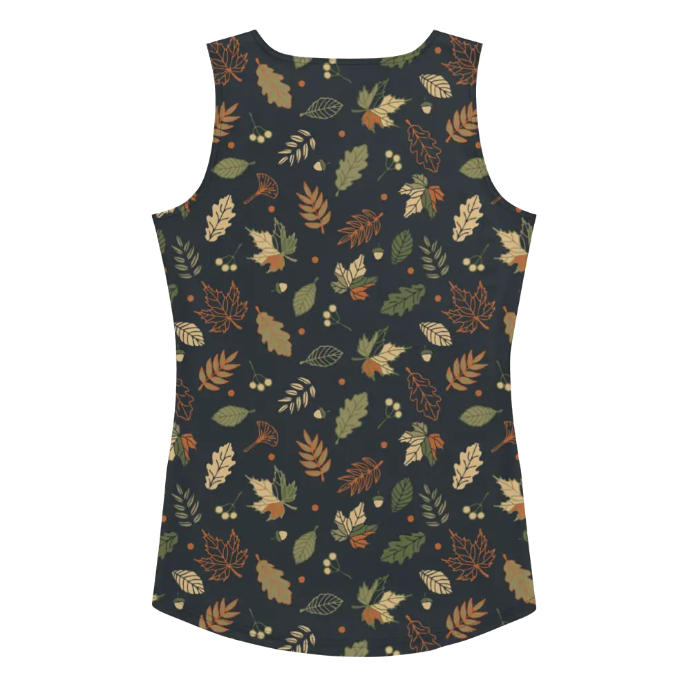 Printed Tank Top_Dark Autumn