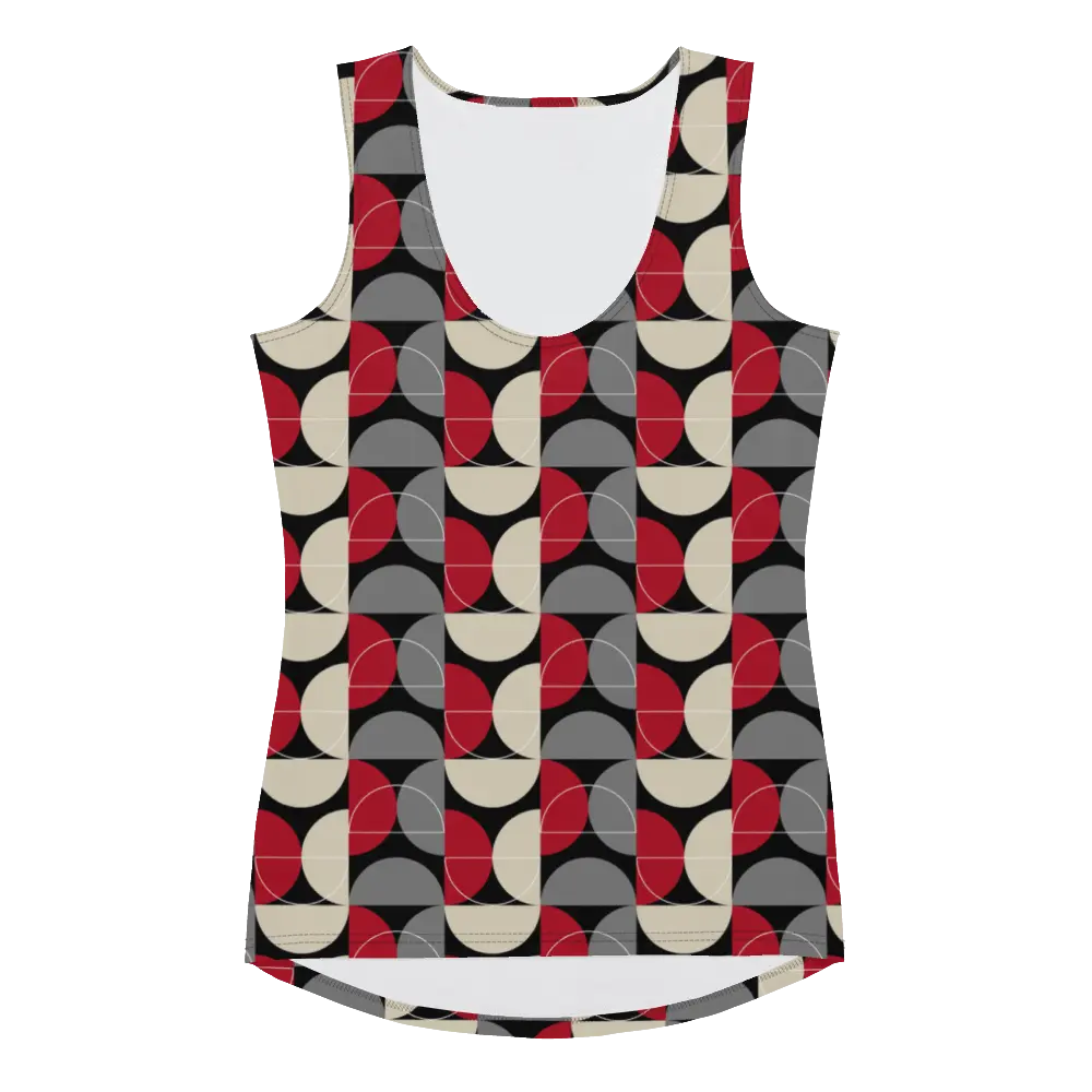 Printed Tank Top_Dark Winter