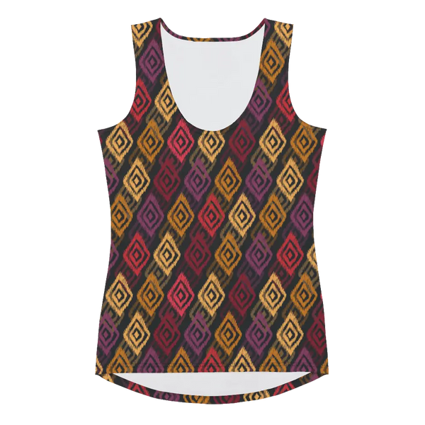 Printed Tank Top_Dark Autumn