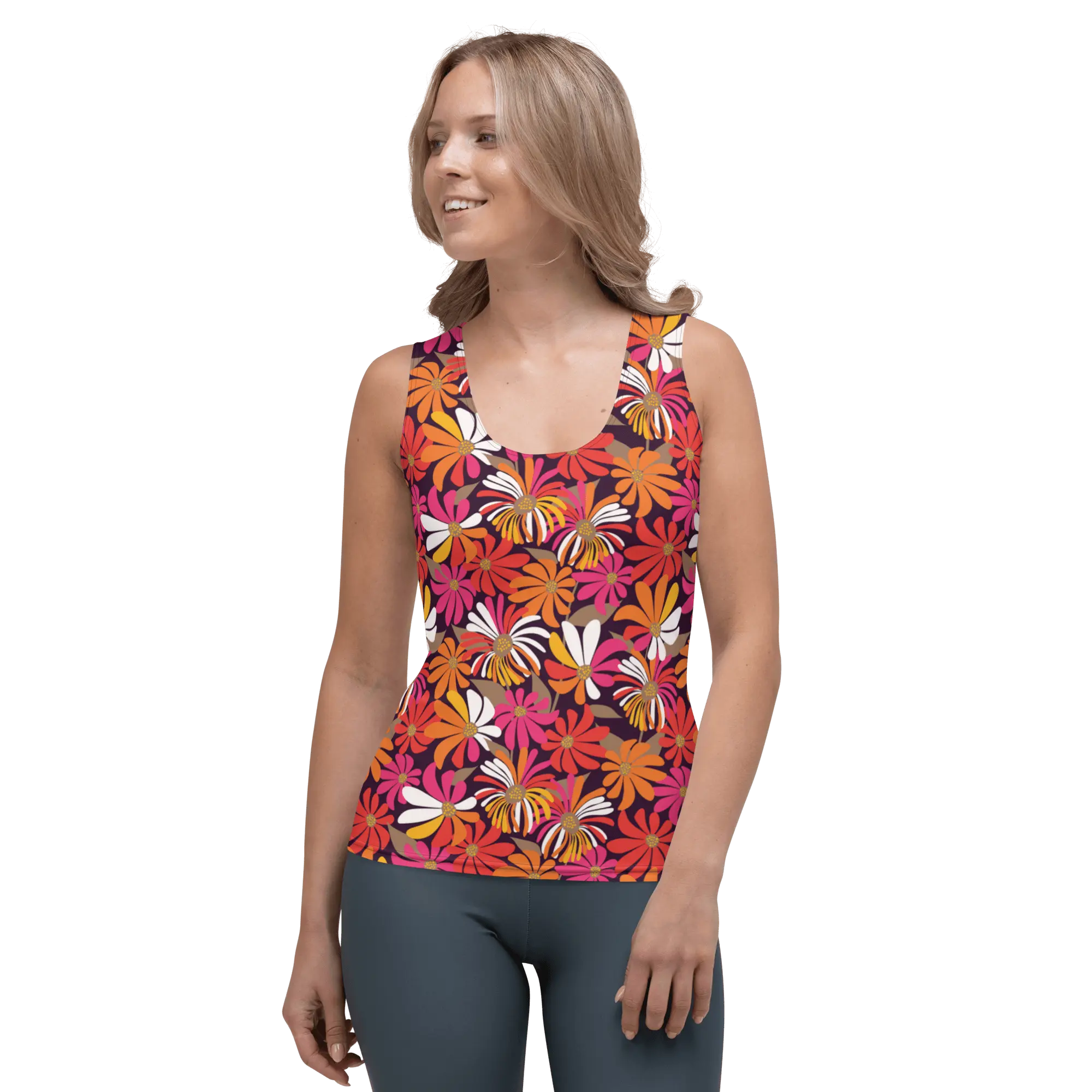 Printed Tank Top_Bright Spring