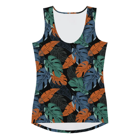 Printed Tank Top_Dark Autumn