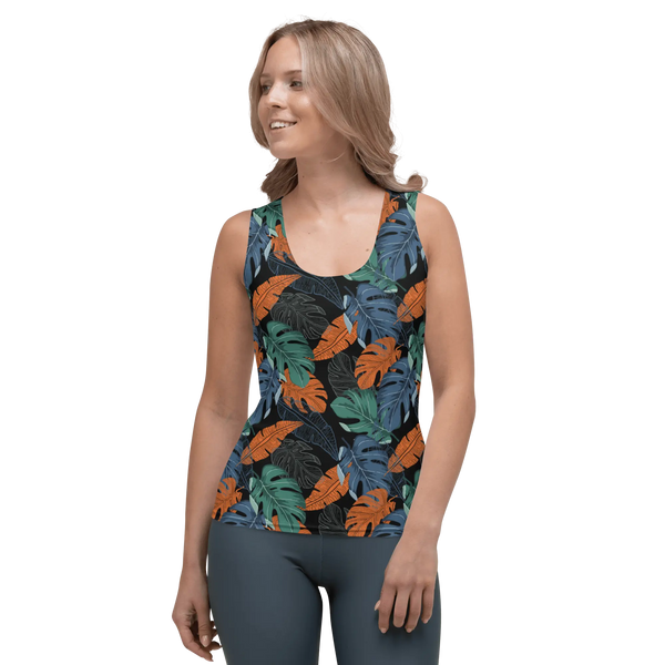 Printed Tank Top_Dark Autumn