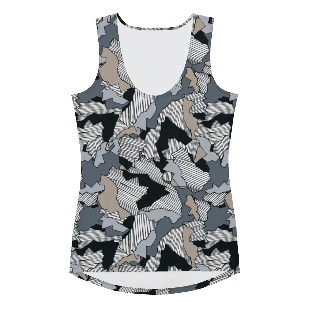 Printed Tank Top_Dark Winter