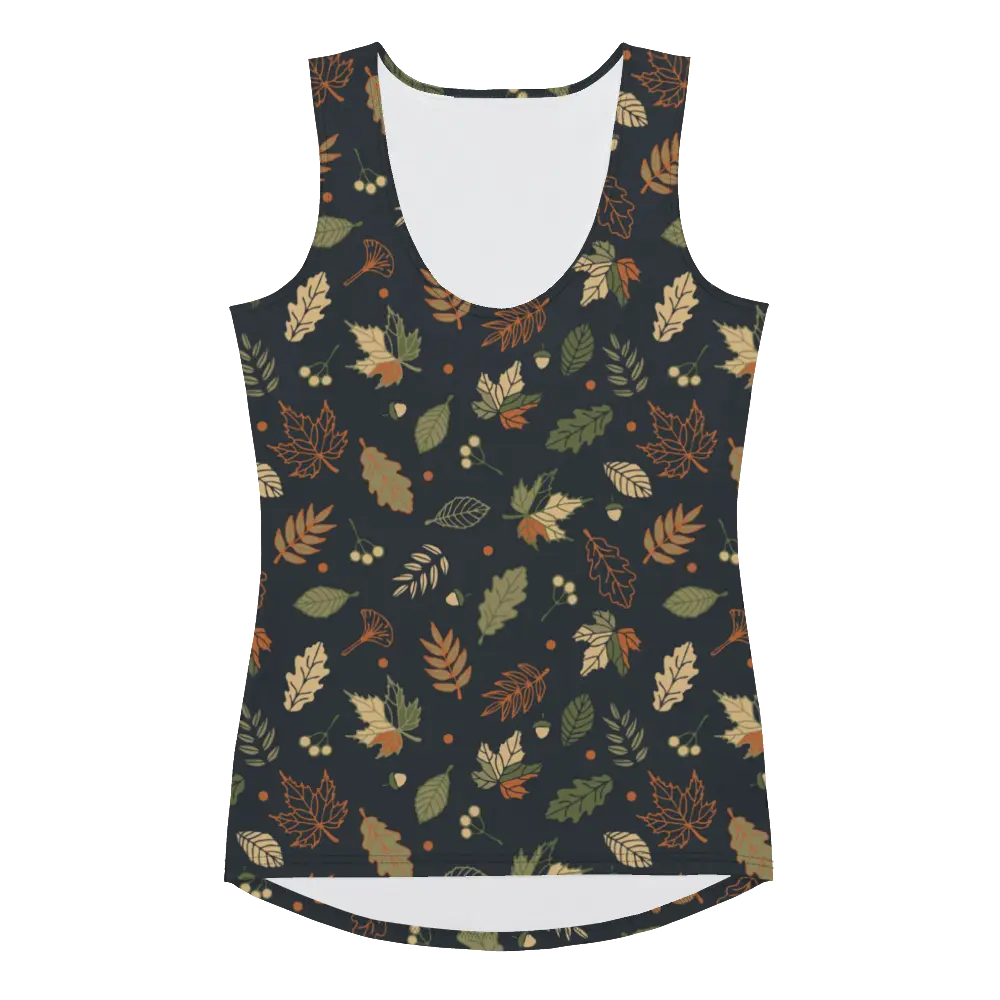 Printed Tank Top_Dark Autumn