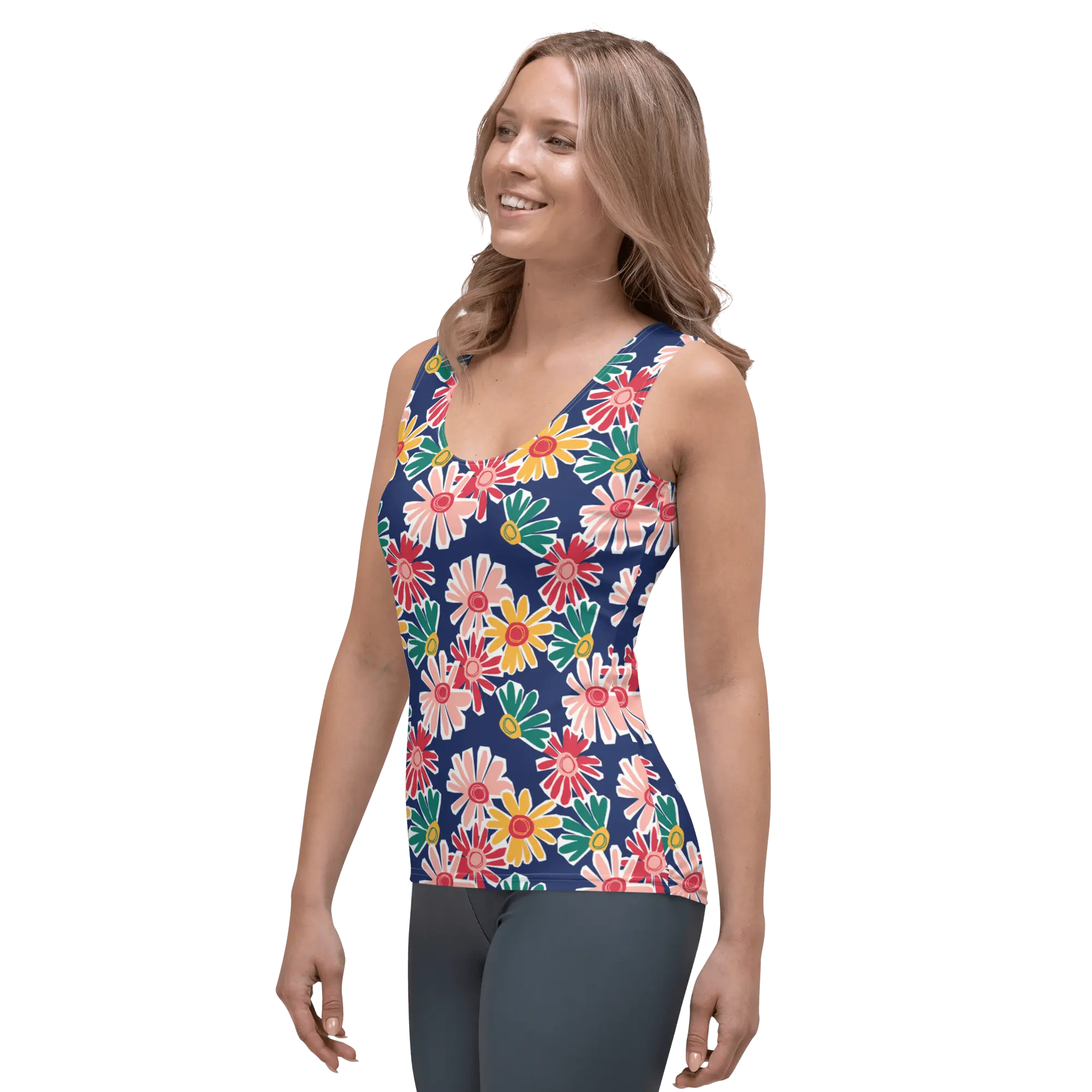 Printed Tank Top_Bright Spring